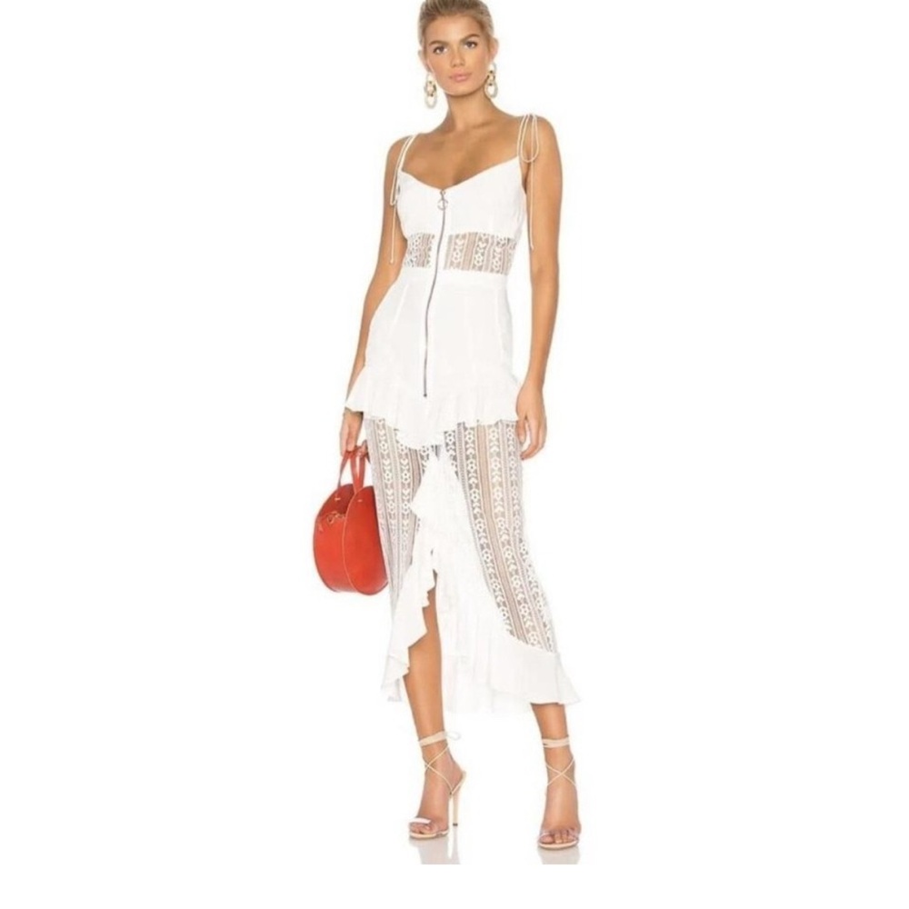 For Love And Lemons Ivory Lace Dress